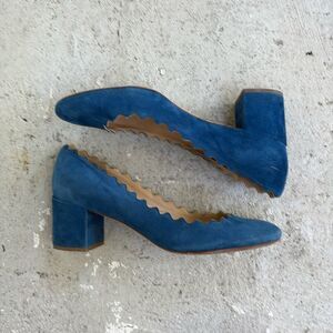 Chloe scalloped heels